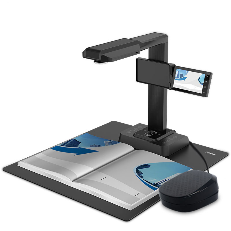 GP1800AF Book Scanner OCR Portable Document Camera Scanner with Display A3/A4 20MP