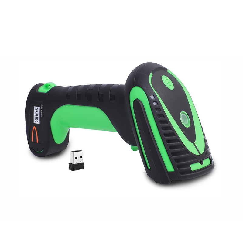 SK-6100 Professional Wireless Passport Card ID Reader OCR Waterproof Handheld USB 1D 2D Barcode Scanner